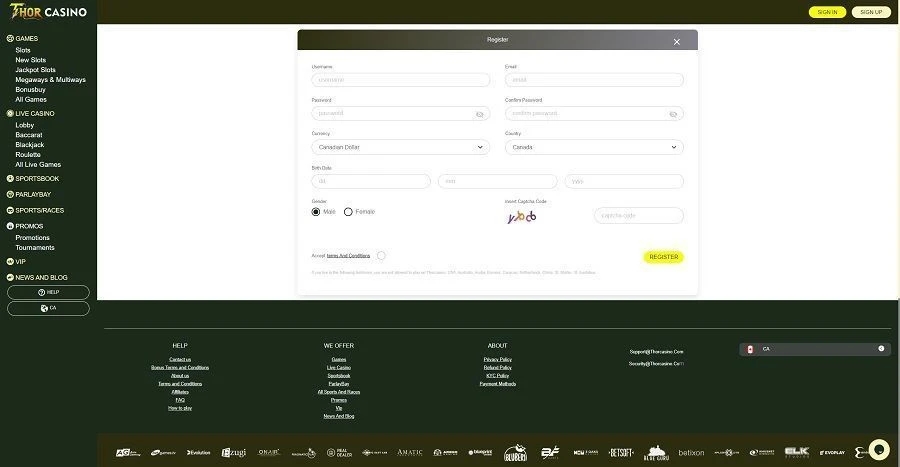 Thor Casino: Fantastisk No Deposit Bonus Venter På Deg